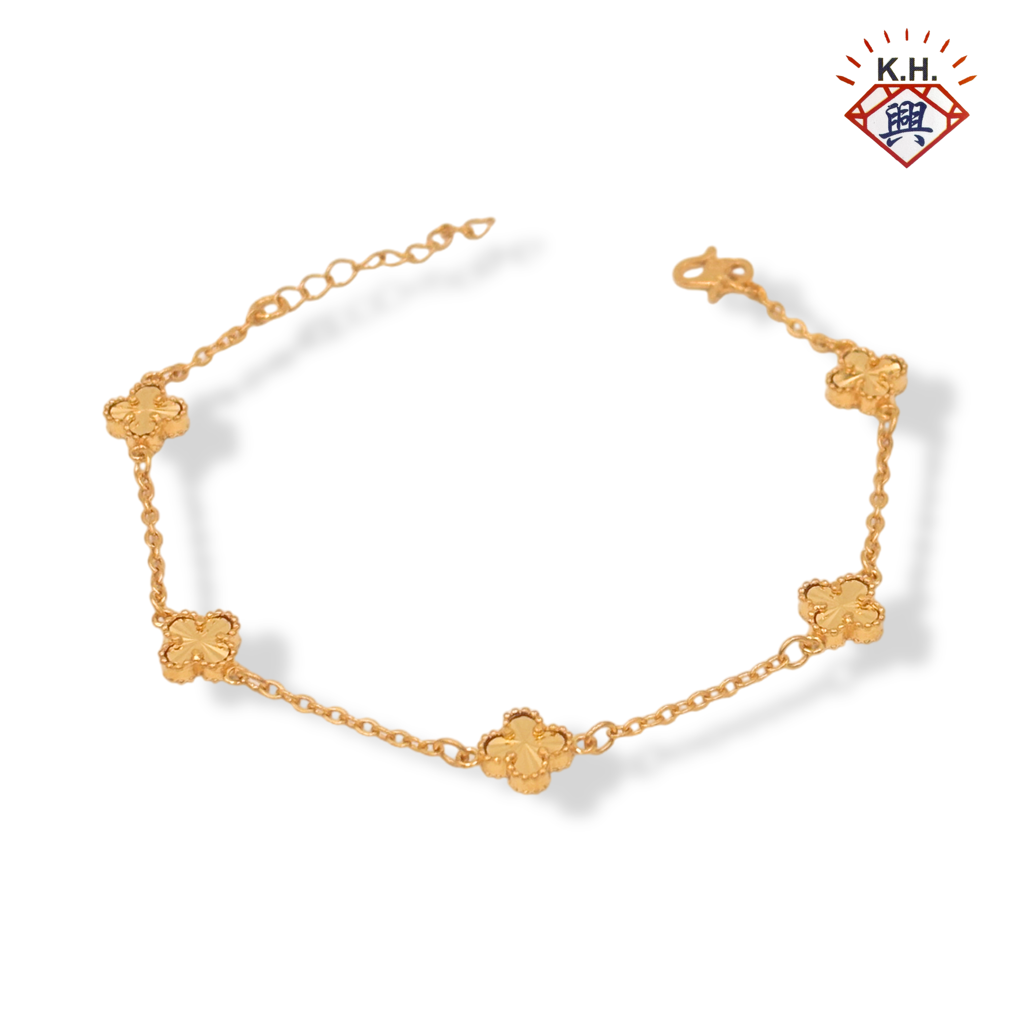 916 Gold Bracelet – Clover10 (四叶草10)