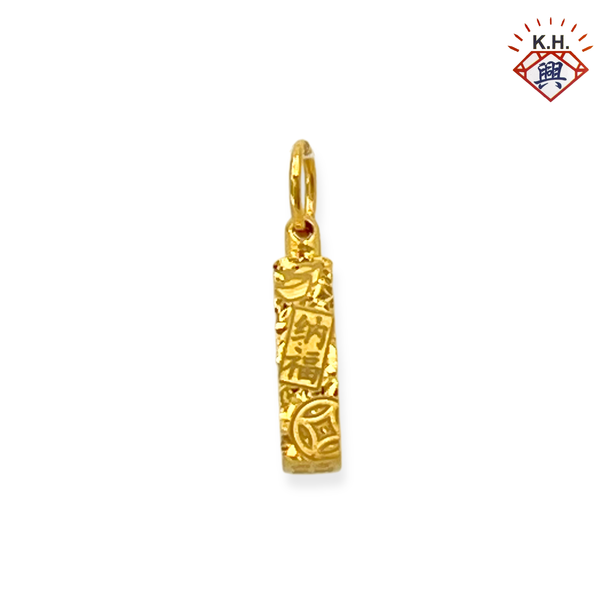 916 Gold Pendant – Fortune from All Directions(四方来财)