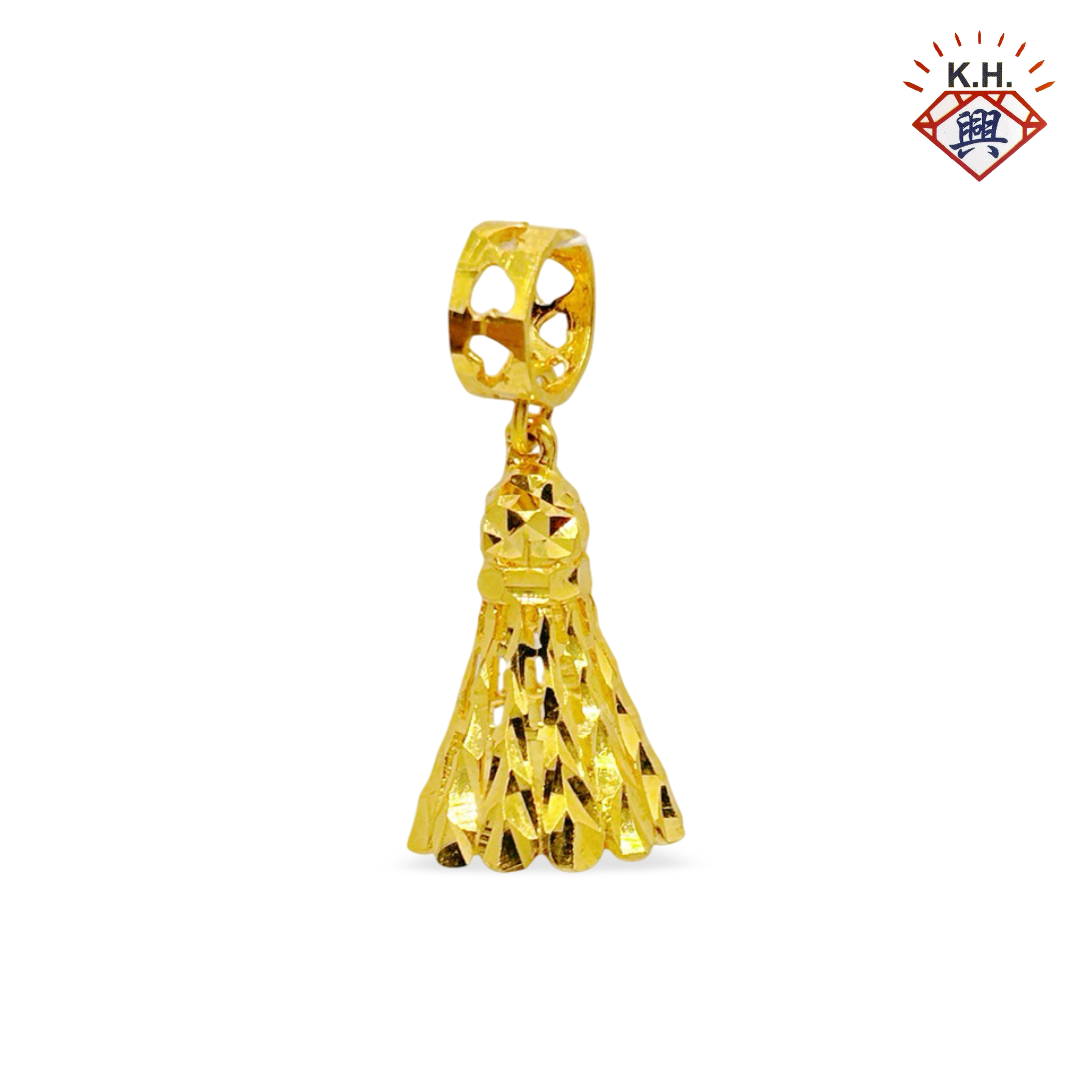 916 Gold Charm – Golden Shuttlecock(羽毛球)