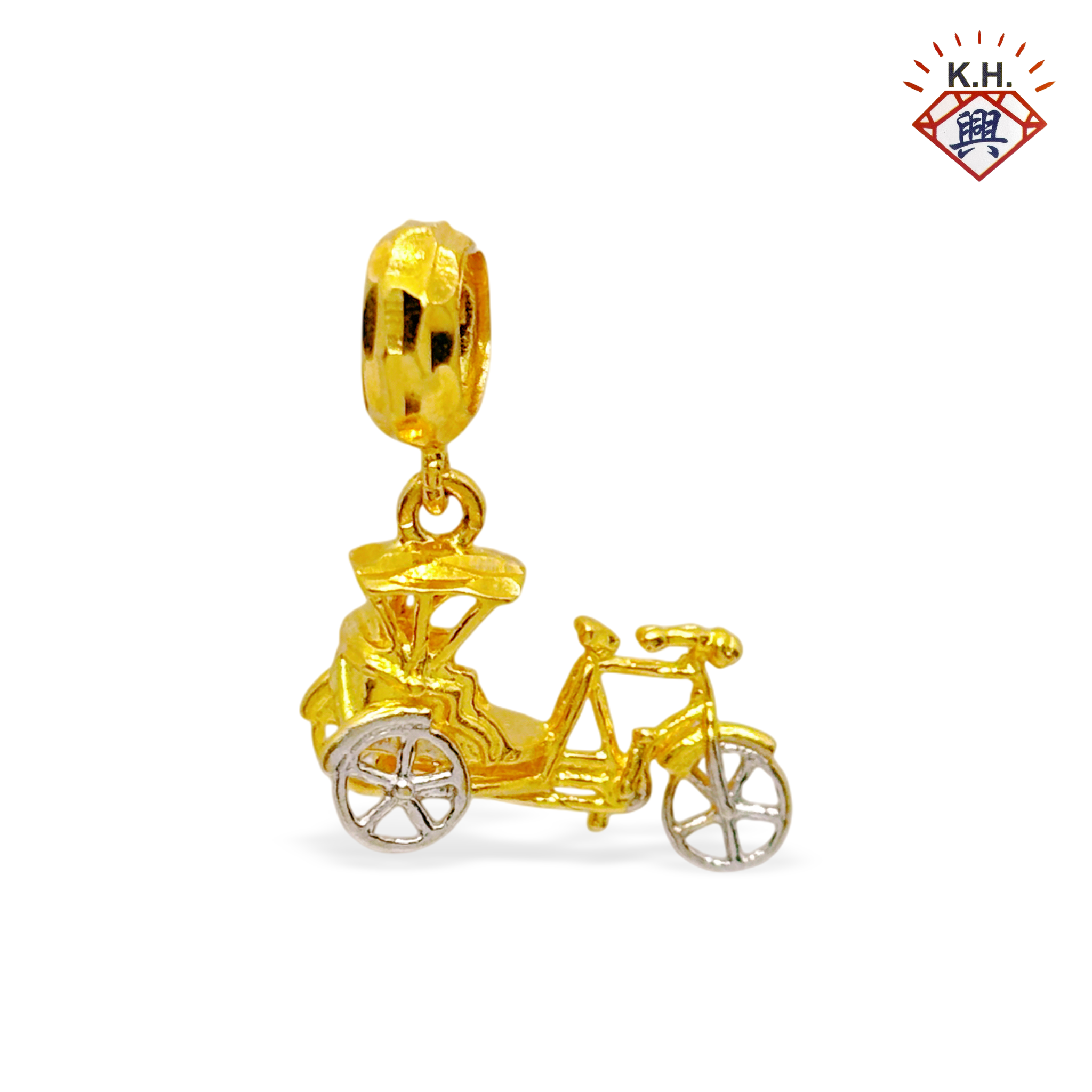 916 Gold Charm – Tricycle(三轮车)