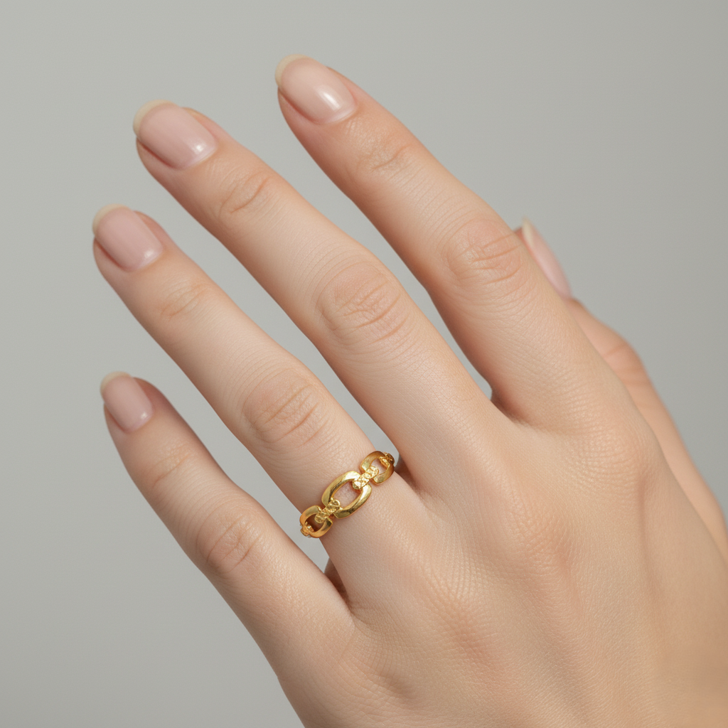 916 Gold Ring – 万字 5(SAUH 5)