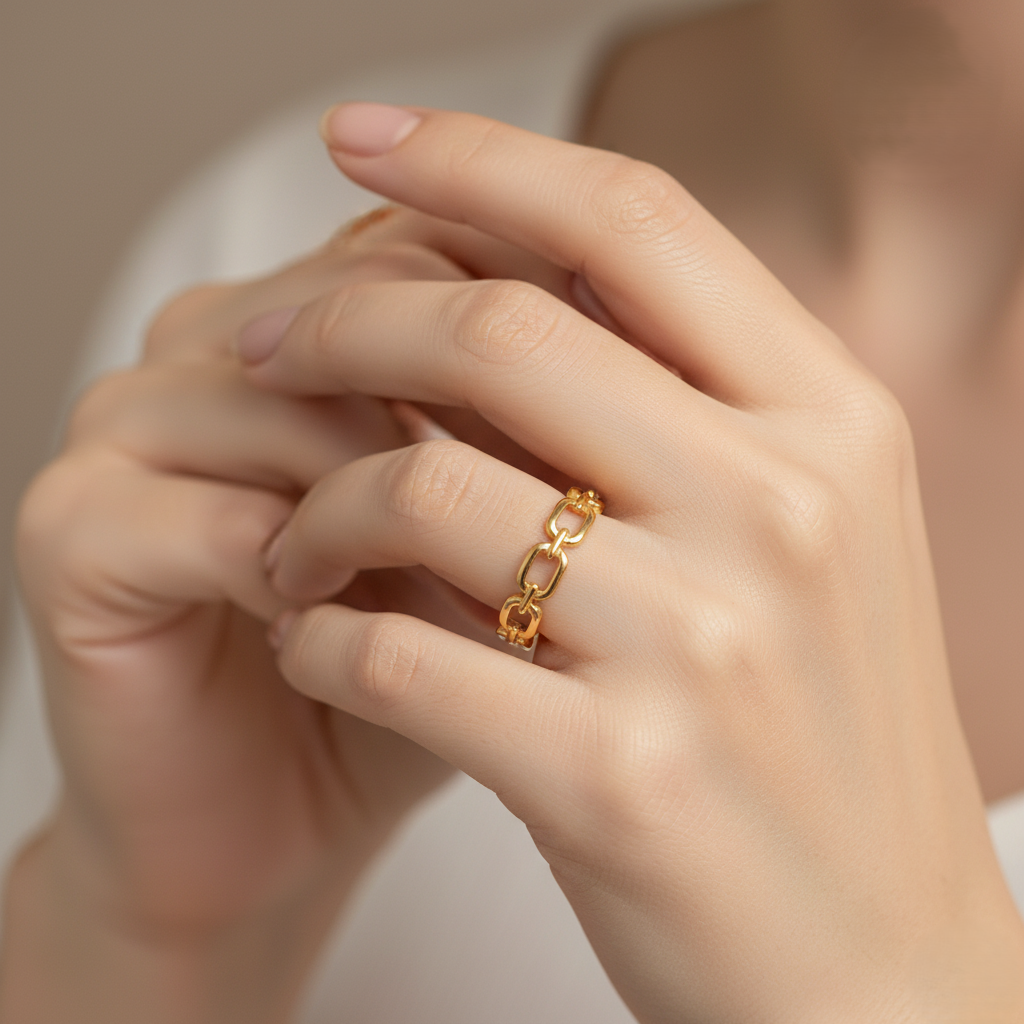 916 Gold Ring – 万字 6(SAUH 6)