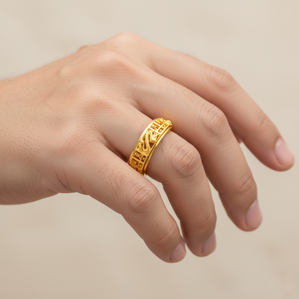 916 Gold Ring – 转运算盘龙