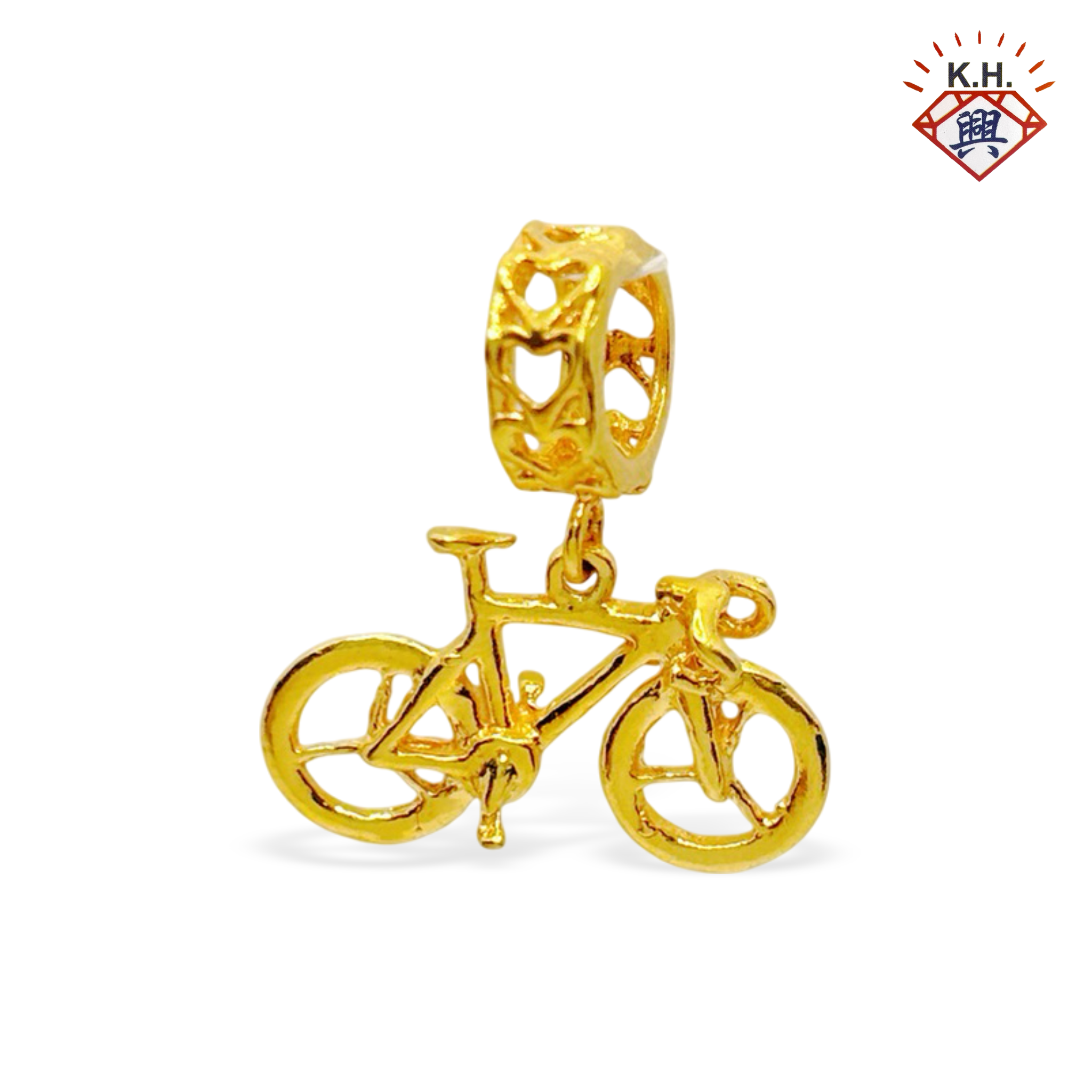 916 Gold Charm – Bicycle(脚车)