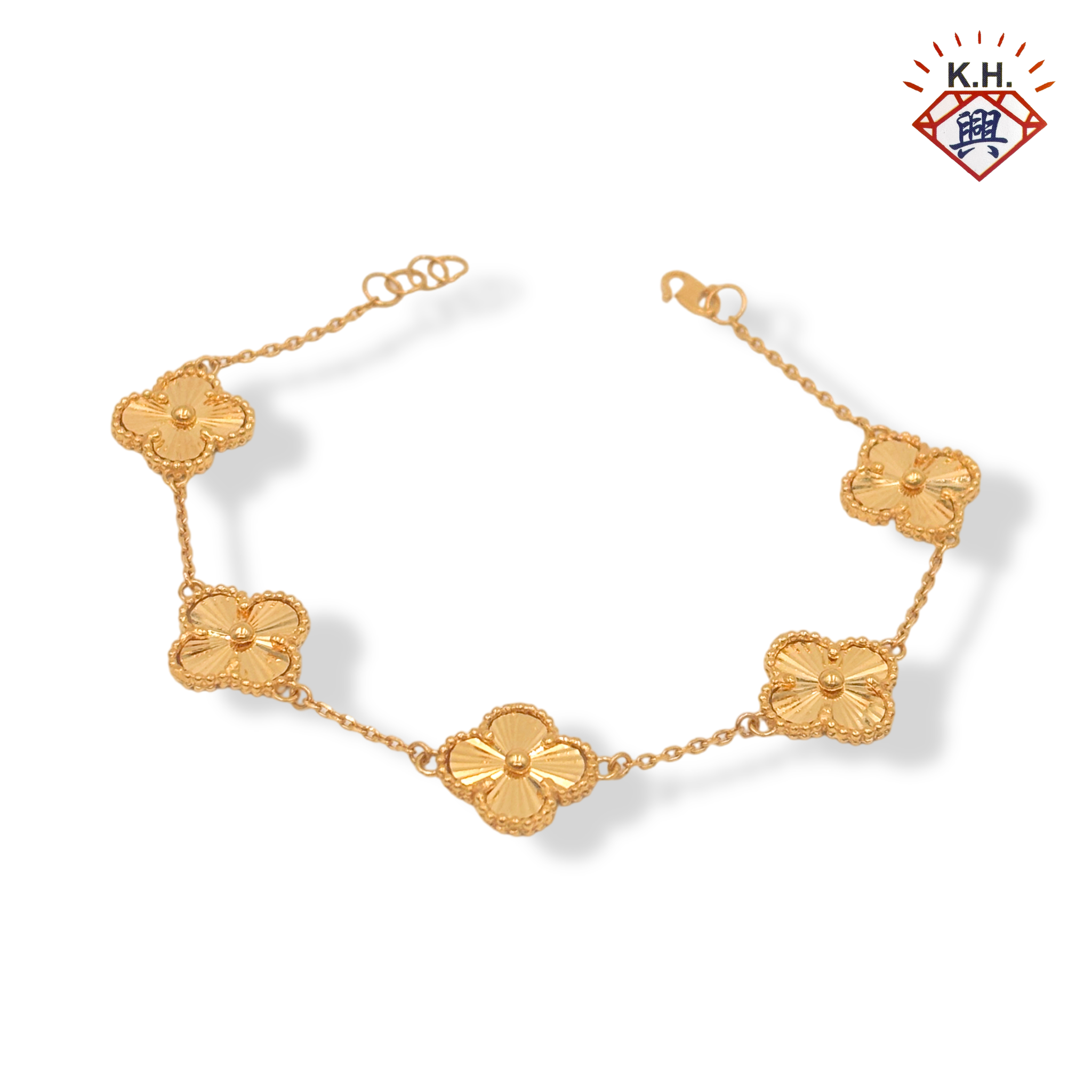 916 Gold Bracelet – Clover9 (四叶草9)