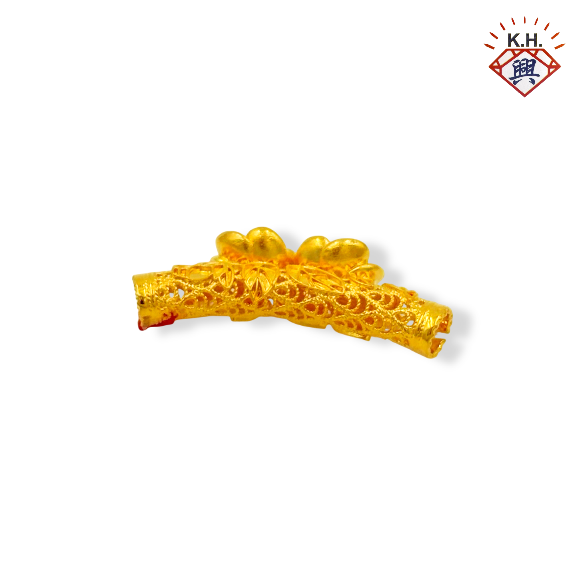 916 Gold Pendant – Buluh Perindu Dual Blossom