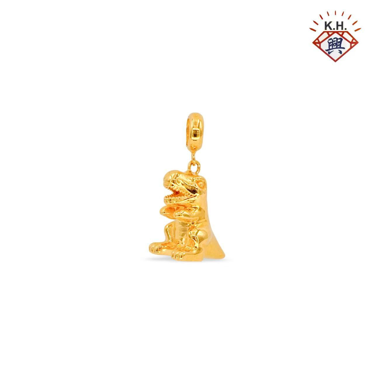 916 Gold Charm – T-REX