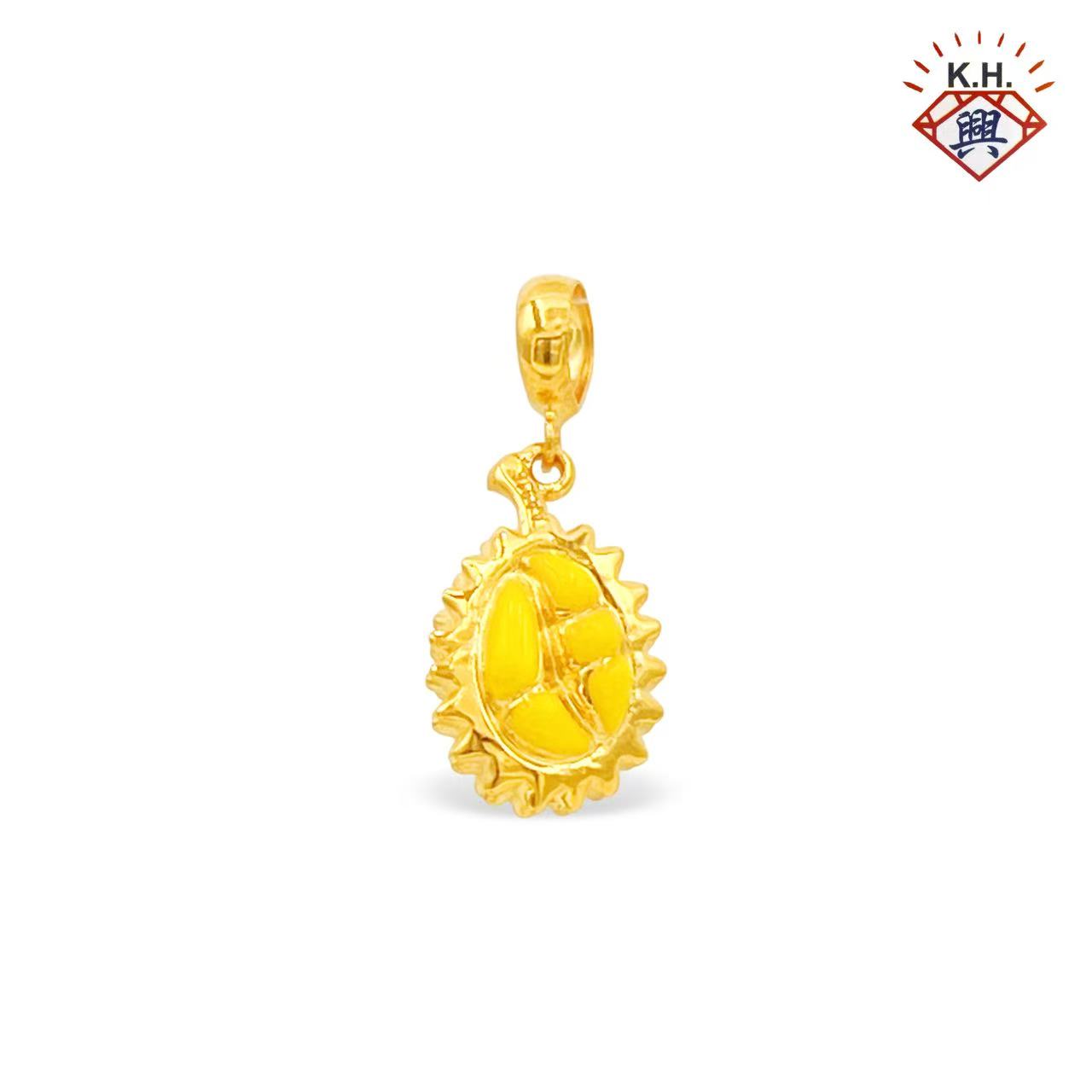 916 Gold Charm – Durian 1