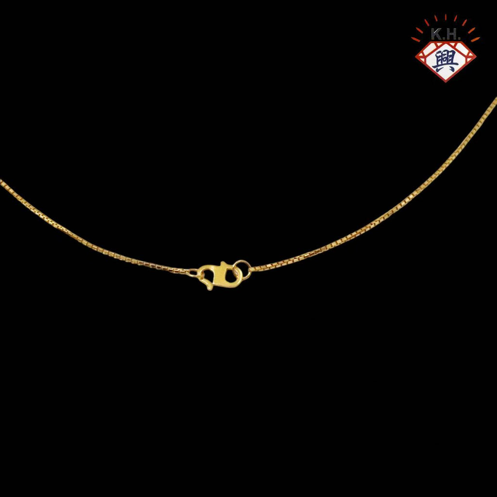 916 Gold Necklace – Box with Boba(盒仔串珠)