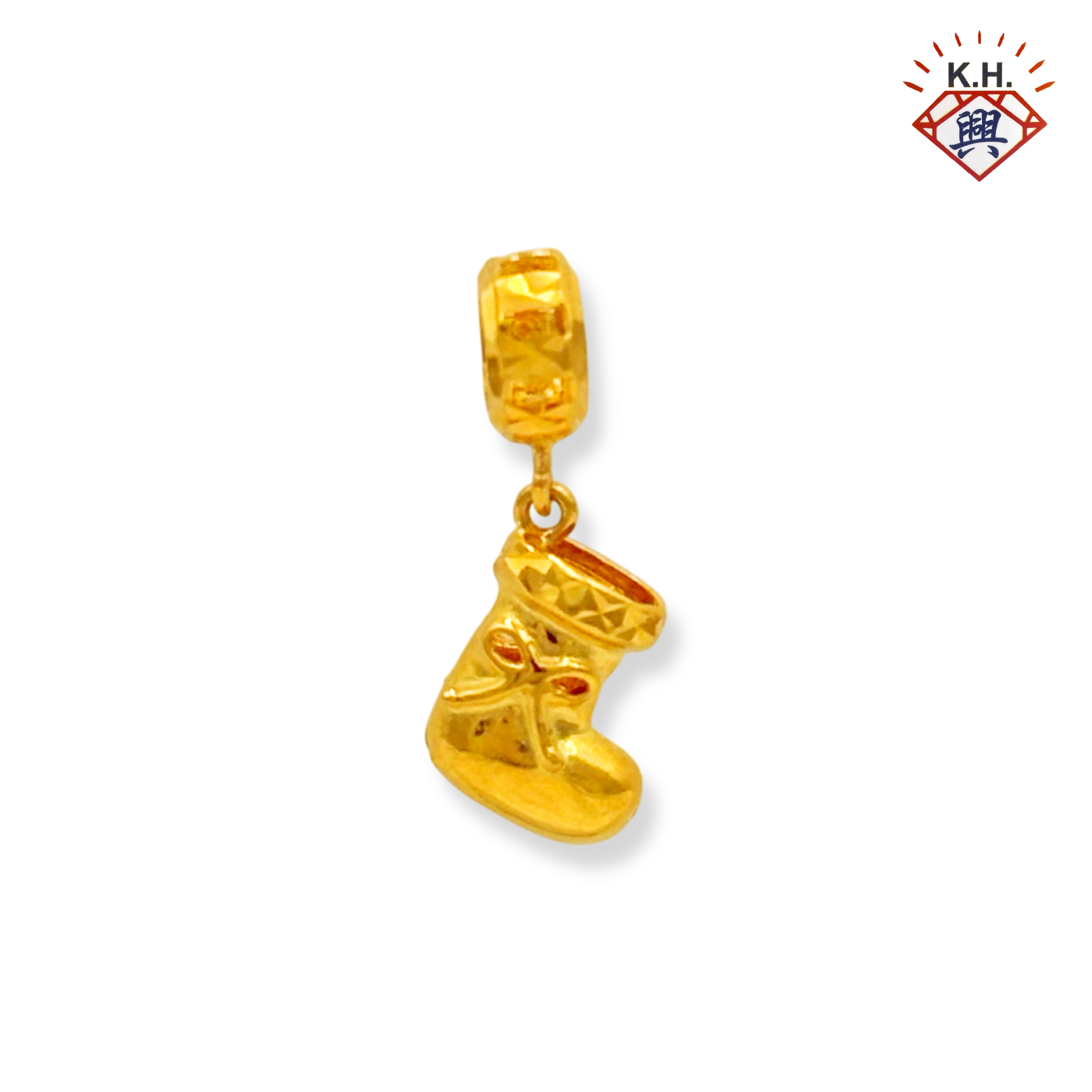 916 Gold Charm – Christmas Sock(圣诞袜)