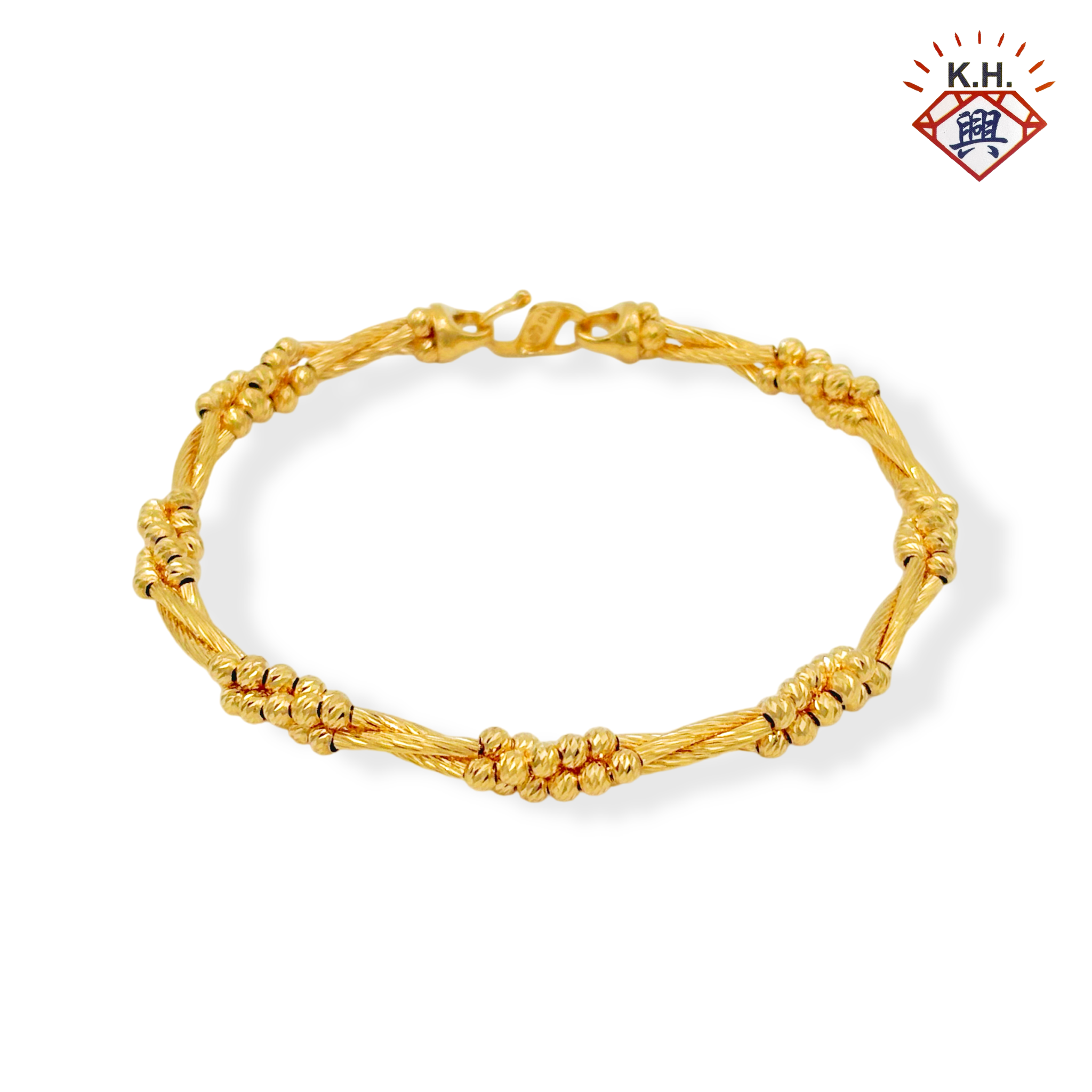 916 Gold Bangle – Italic Pintar