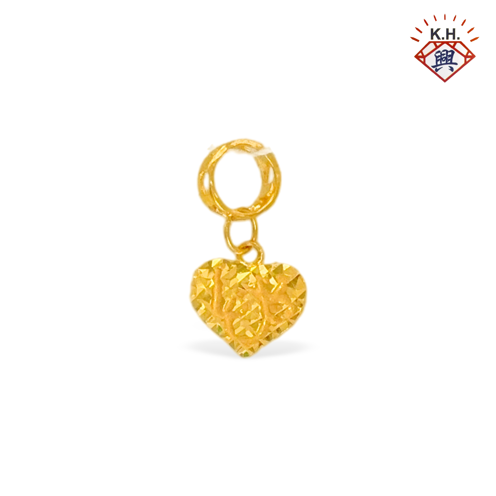 916 Gold Charm – Love Plaque
